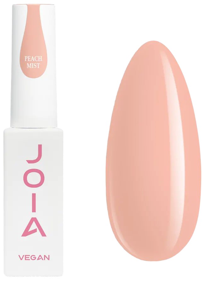 Камуфлюючий топ для нігтів JOIA vegan Peach Mist Top, 8 ml