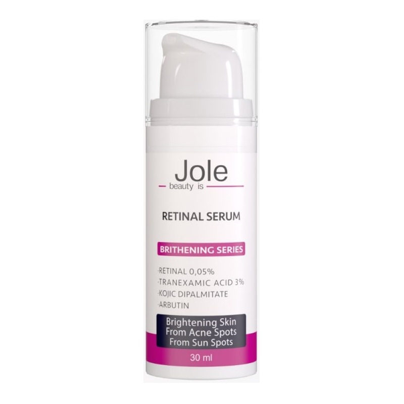 Освітлююча сироватка з ретиналем, транексамовою та койєвою кислотами Retinal Brightening Serum