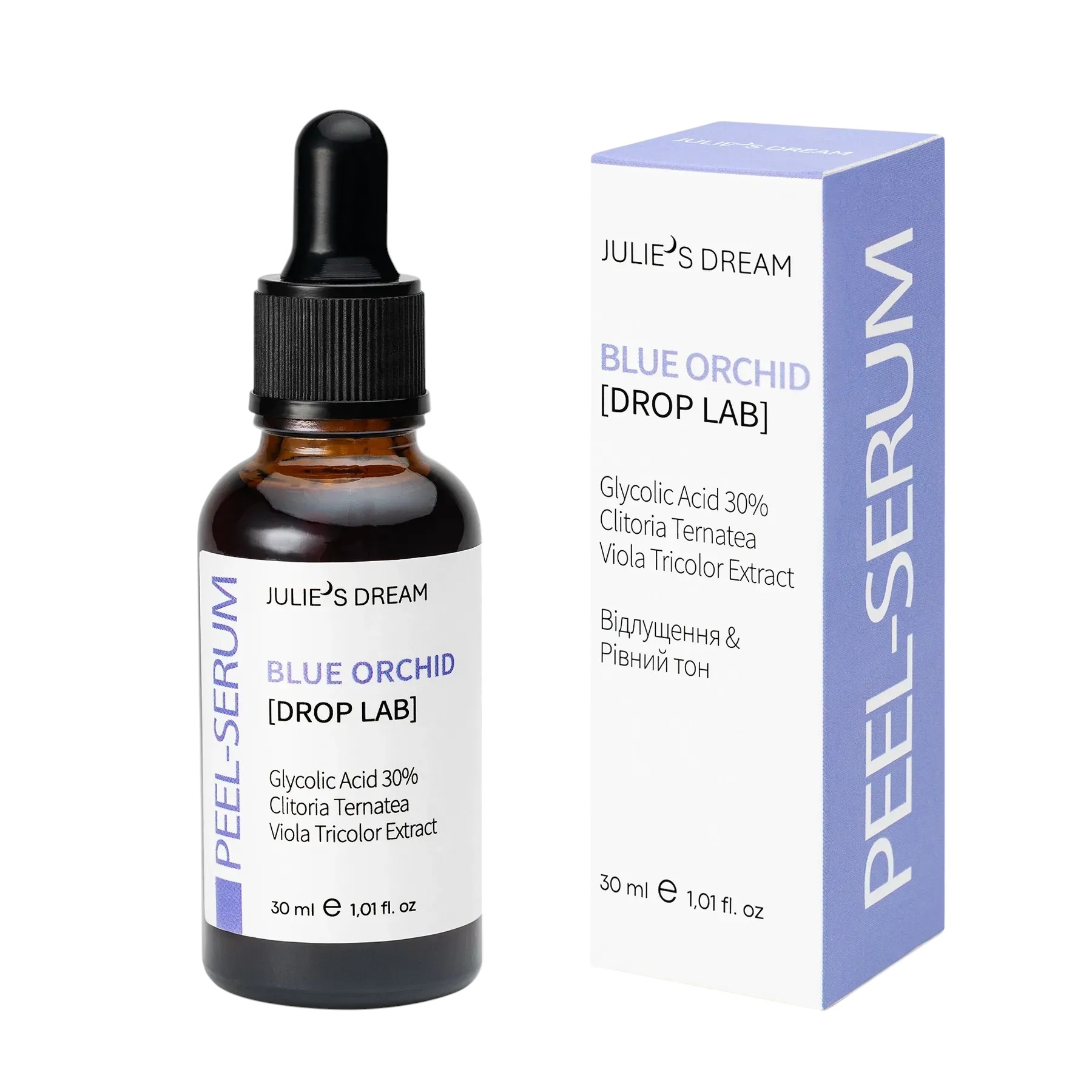Відлущувальна сироватка для обличчя Peel-Serum Blue Orchid