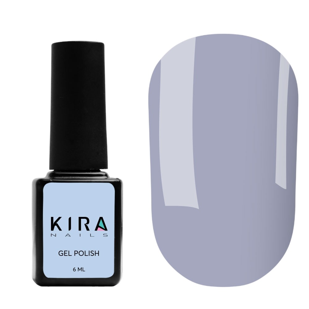 База кольорова KIRA NAILS Color Base 009 Попелясто-голубий, 6 мл, 6.0, 6.0