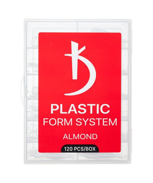 Верхні форми для моделювання нігтів мигдаль Plastic Form System Almond