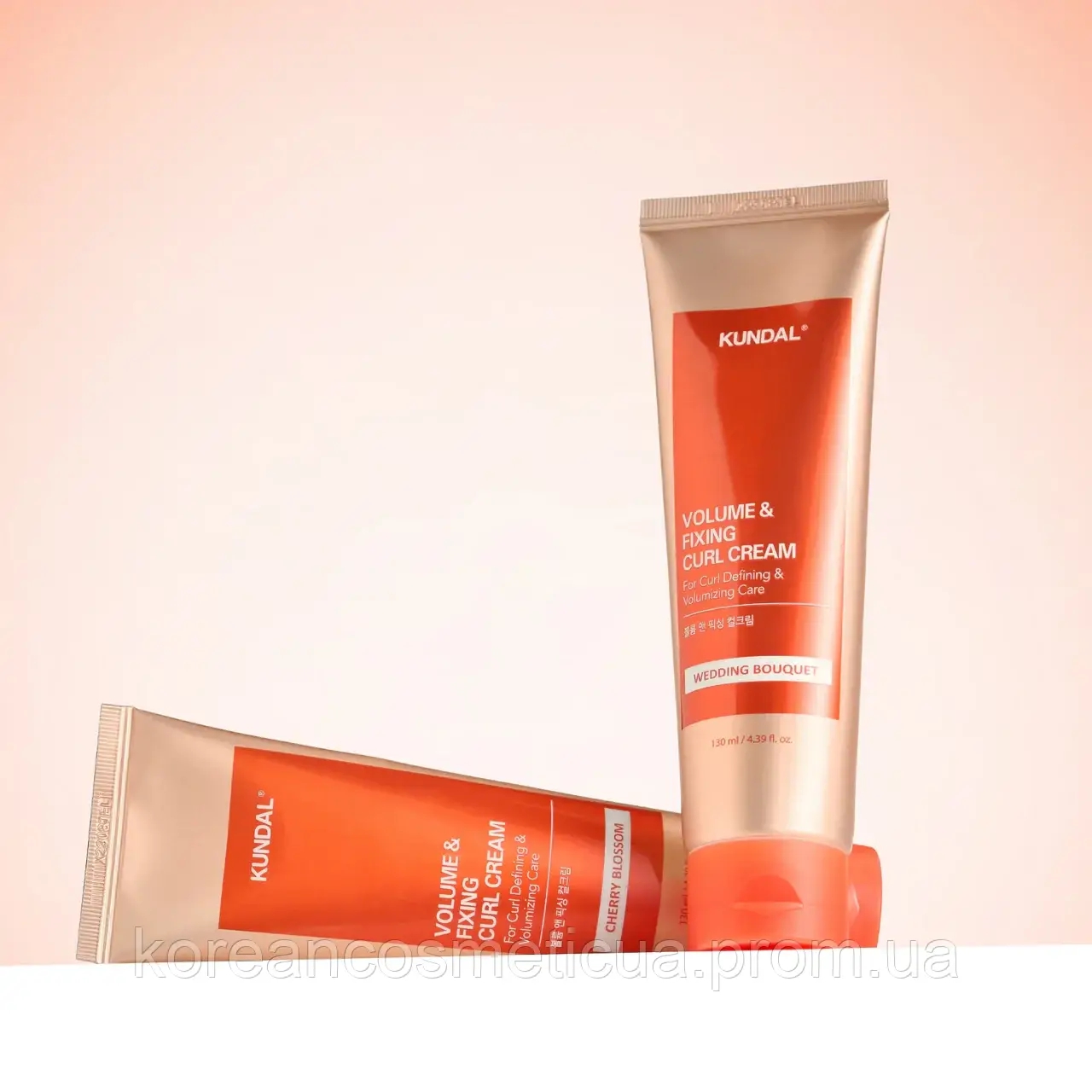 Крем для фіксації кучерявого волосся "Весільний Букет" Kundal Volume and Fixing Curl Cream Wedding Bouquet 130ml