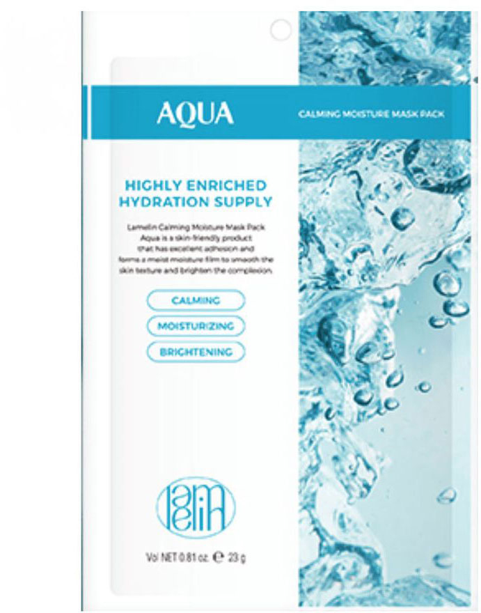 Маска для обличчя зволожуюча Calming Moisture Mask Pack Aqua