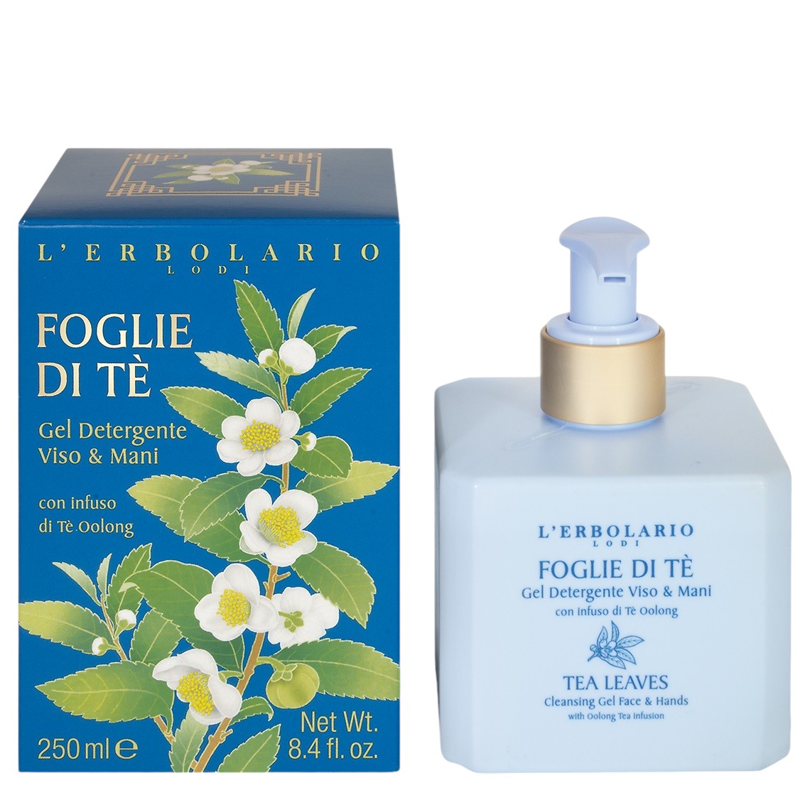 Очищуючий гель для обличчя та тіла Листя мате Foglie Di Te Gel Detergente Viso &amp; Mani