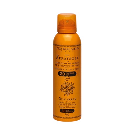 Спрей для засмаги з аргановою олією та екстрактом годжі Spraysole SPF 30