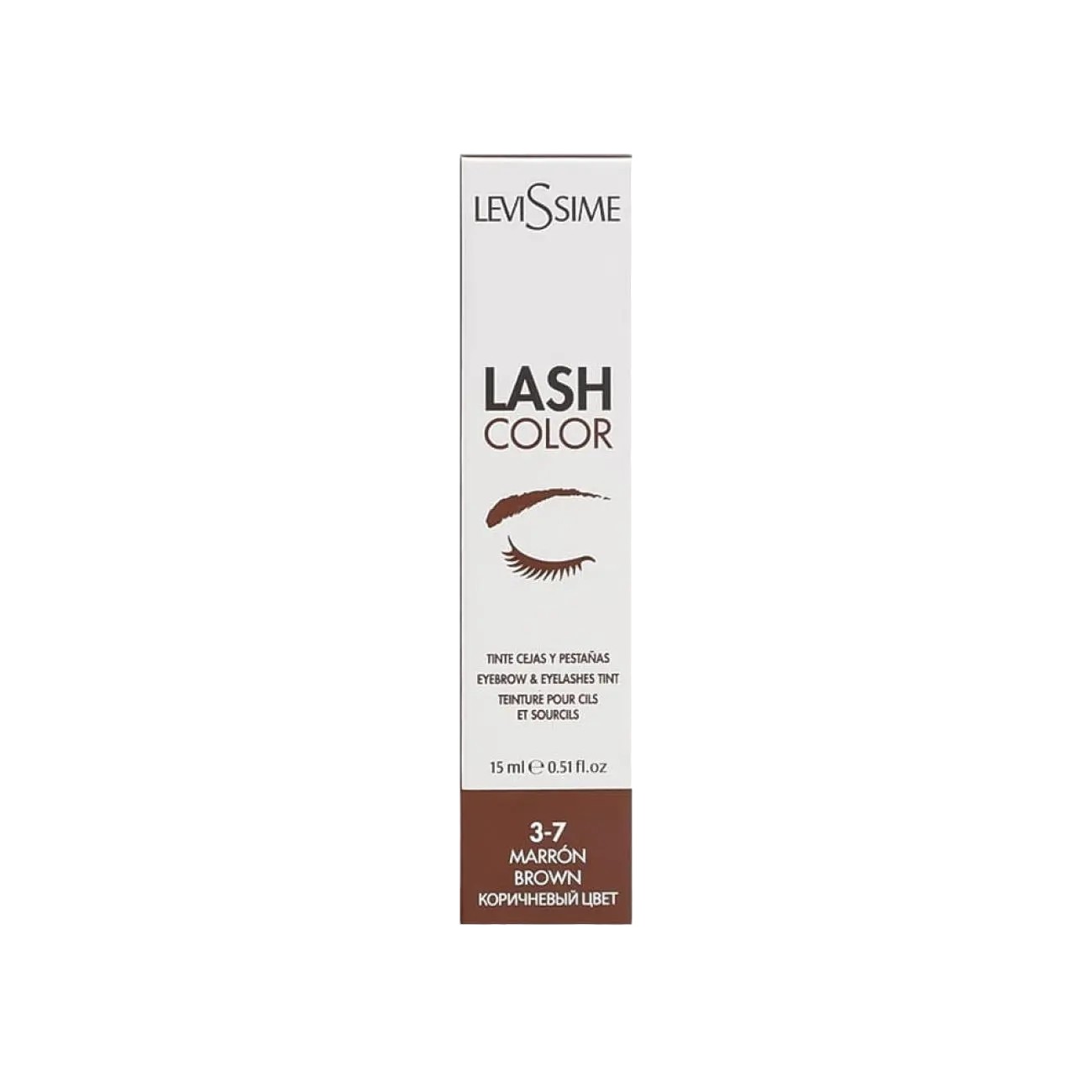Фарба для брів та вій Lash Color Eyebrow And Eyelashes Tint №3-7 Brown