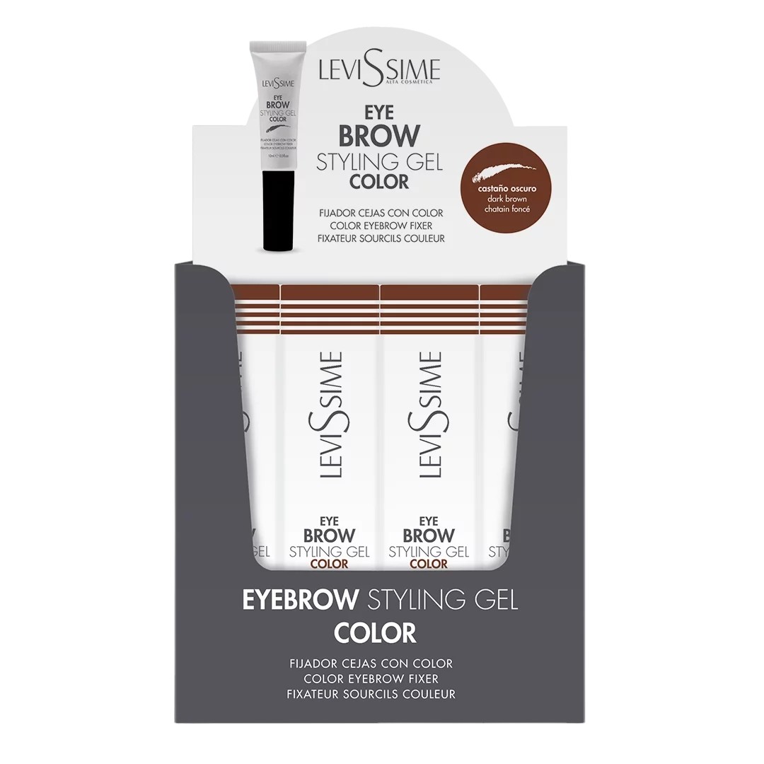 Фіксуючий гель для брів Eyebrow Styling Gel Color Dark Brown