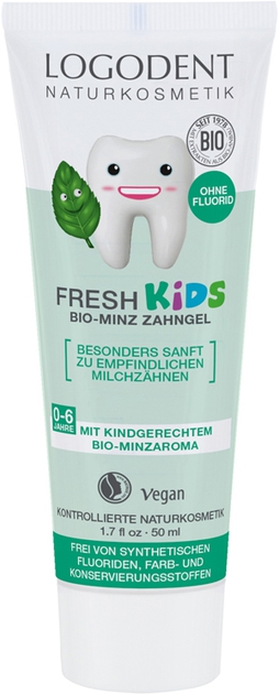 Дитячий біо-гель для зубів М'ята Fresh Kids Mint Toothgel