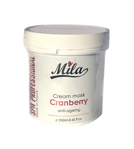 Маска з журавлиною кремова антивікова Cream-Mask Cranberry