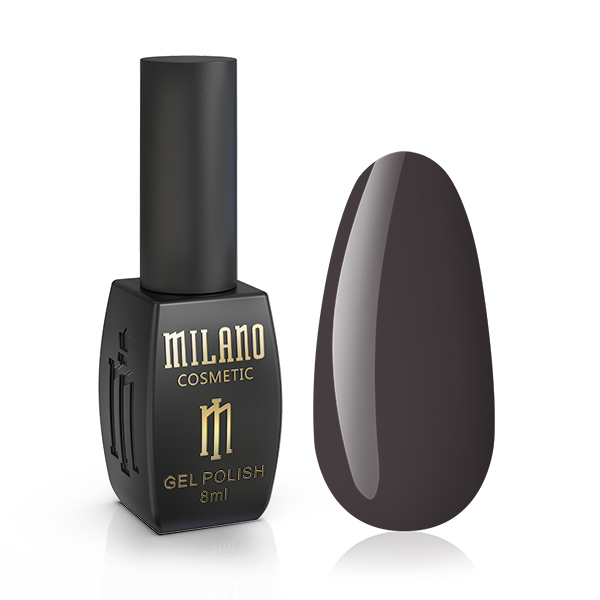 Гель-лак для нігтів глиняний коричневий Milano №061, 8 ml