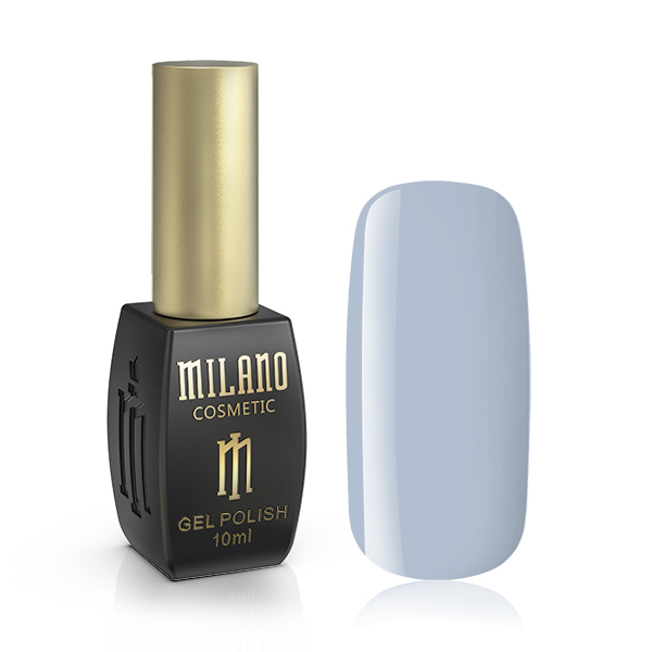 Гель-лак для нігтів агатовий сірий Milano №085, 10 ml
