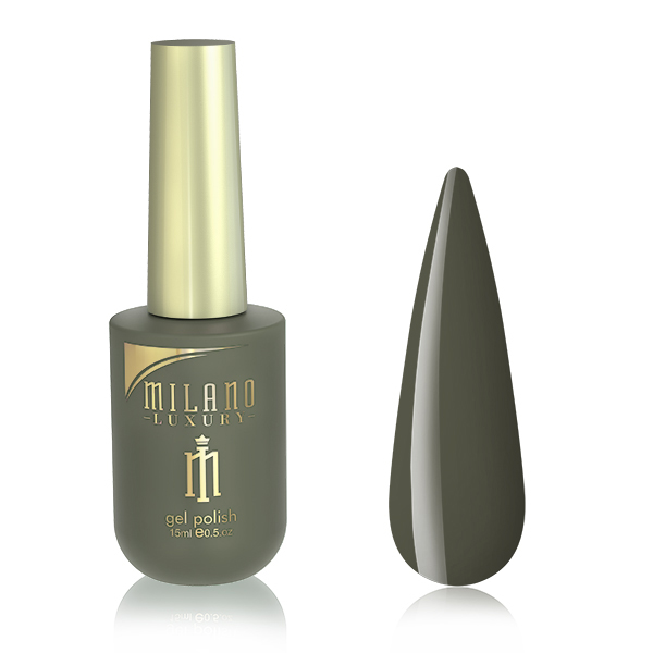 Гель-лак для нігтів глиняний коричневий Milano Luxury №093, 15 ml