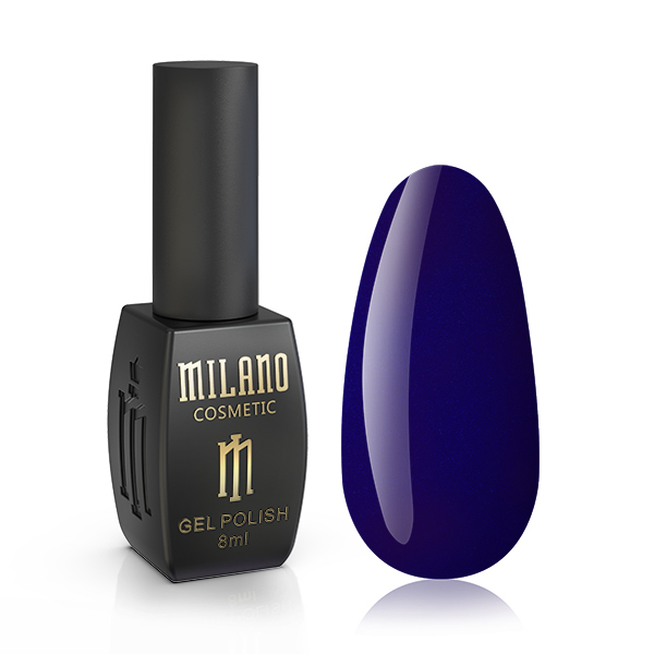 Гель-лак для нігтів середньовічний синій Milano №202, 8 ml