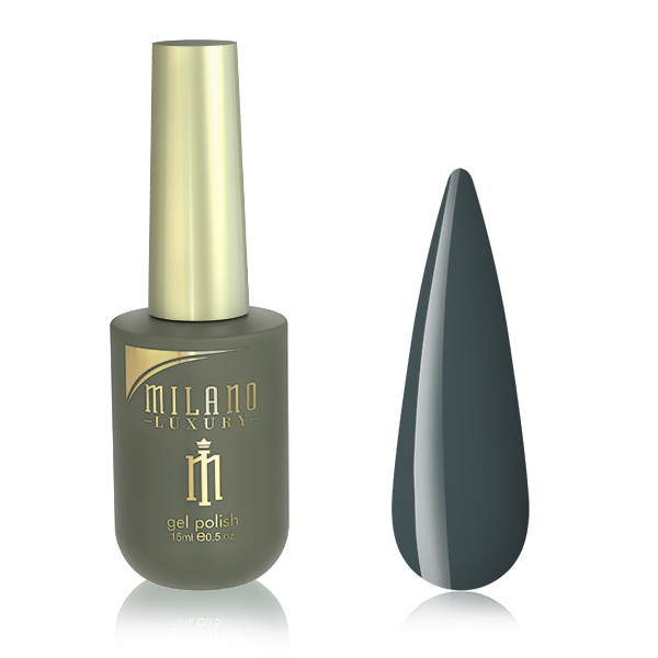Гель-лак для нігтів колір річкового рукава Milano Luxury №227, 15 ml