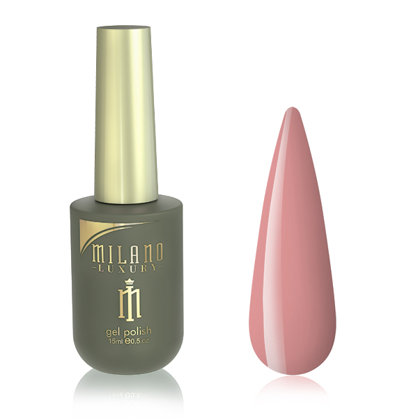 Гель-лак для нігтів скандальний персик Milano Luxury №251, 15 ml
