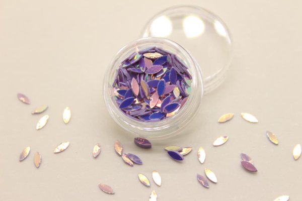 Конфеті Голограмний бузковий рис