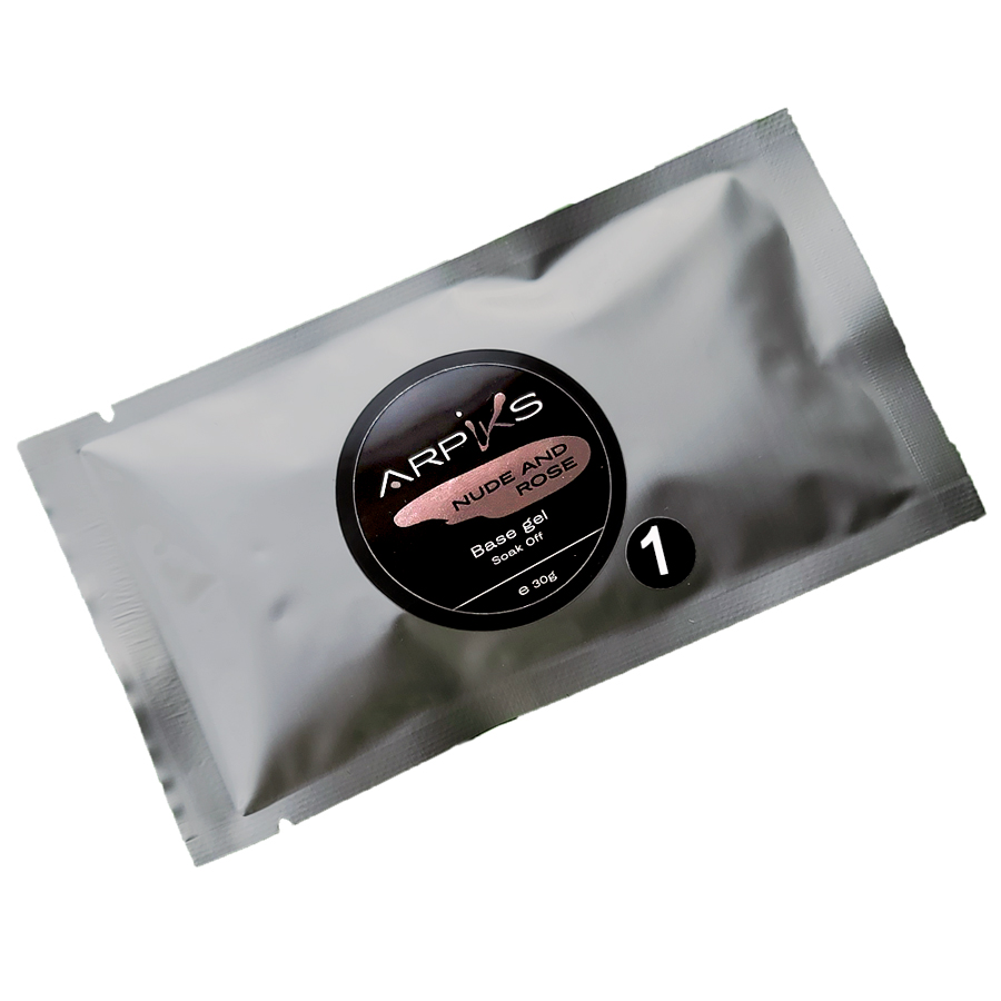 Камуфлююча база для нігтів Nude And Rose Base Gel №2, 30 g