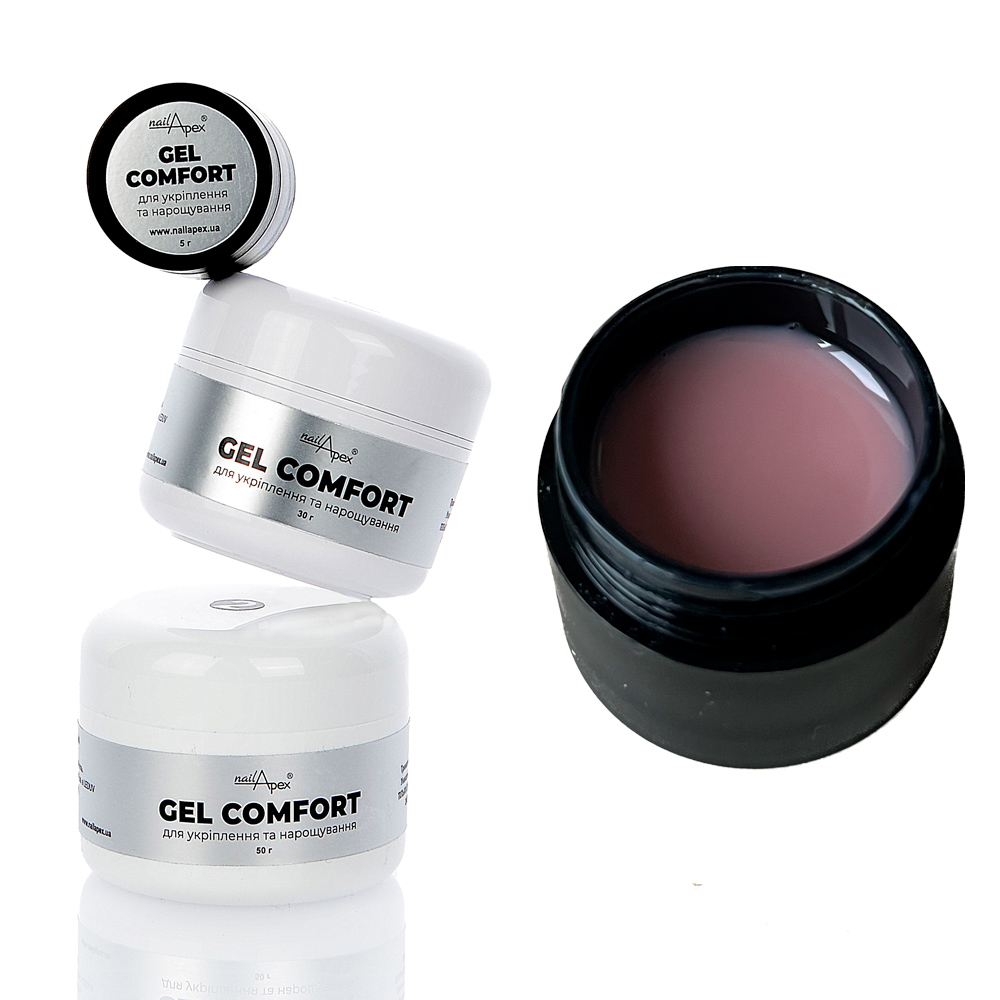 Гель для нігтів без обпилу природний Comfort Gel №6