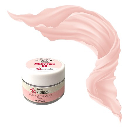Полігель для нігтів Silky Acrylic Gel №03 Milky Pink