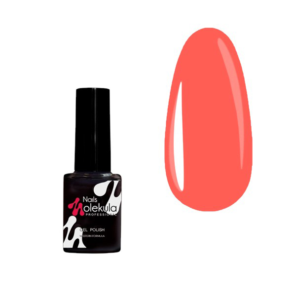 Гель-лак для нігтів Яскравий кораловий Nail Gel Polish №053, 6 ml