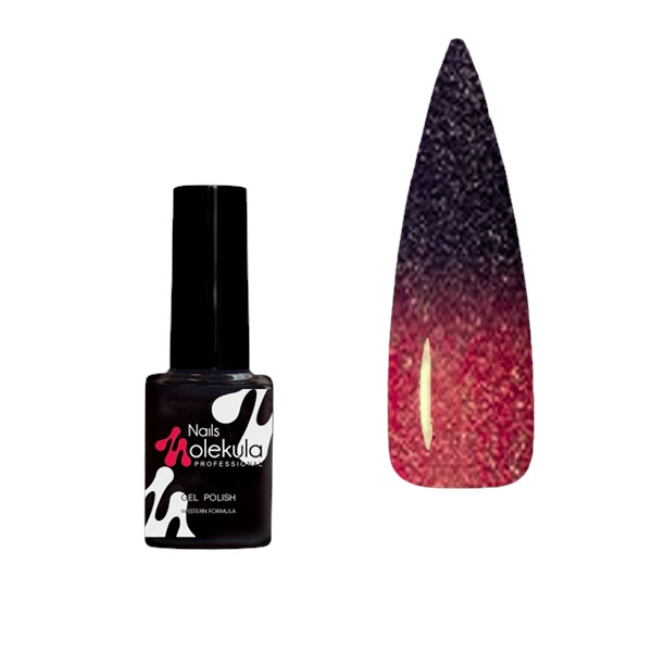 Світловідбивний термо гель-лак для нігтів Gel Polish Flash Thermo FT05, 6 ml