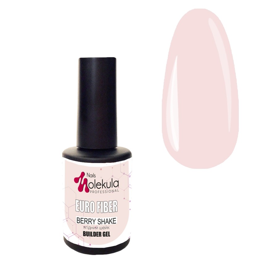 Рідкий полігель Euro Fiber Builder Berry Shake, 12 ml