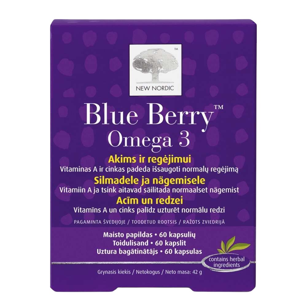 Вітаміни для покращення зору Blue Berry Omega 3