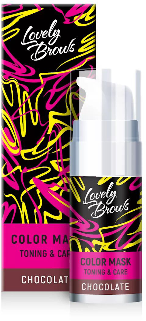 Тонер-маска для брів тон Шоколад Toner-Mask For Eyebrows Chocolate Tone