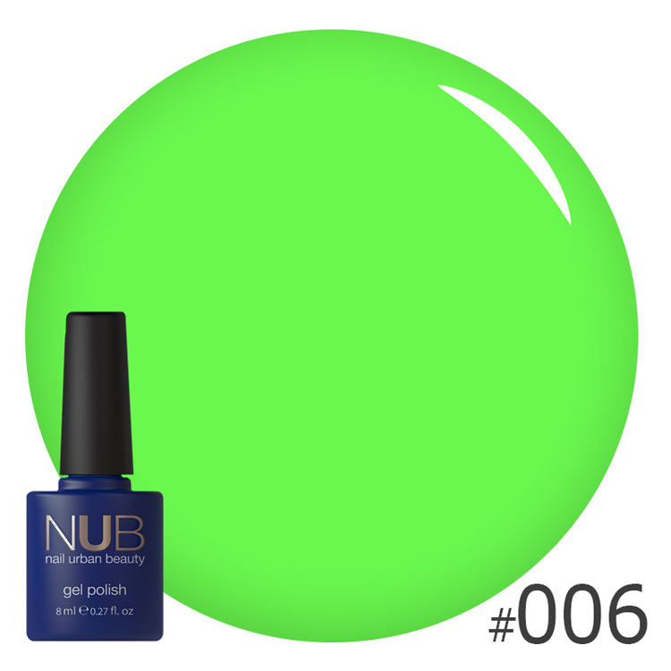 Гель-лак для нігтів універсальний NUB Gel Polish №006 - Plans For The Weekend, 8 ml
