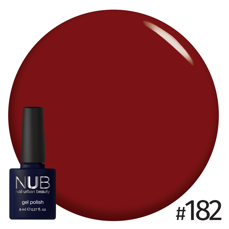 Гель-лак для нігтів універсальний NUB Gel Polish №182 - Ketchup, 8 ml
