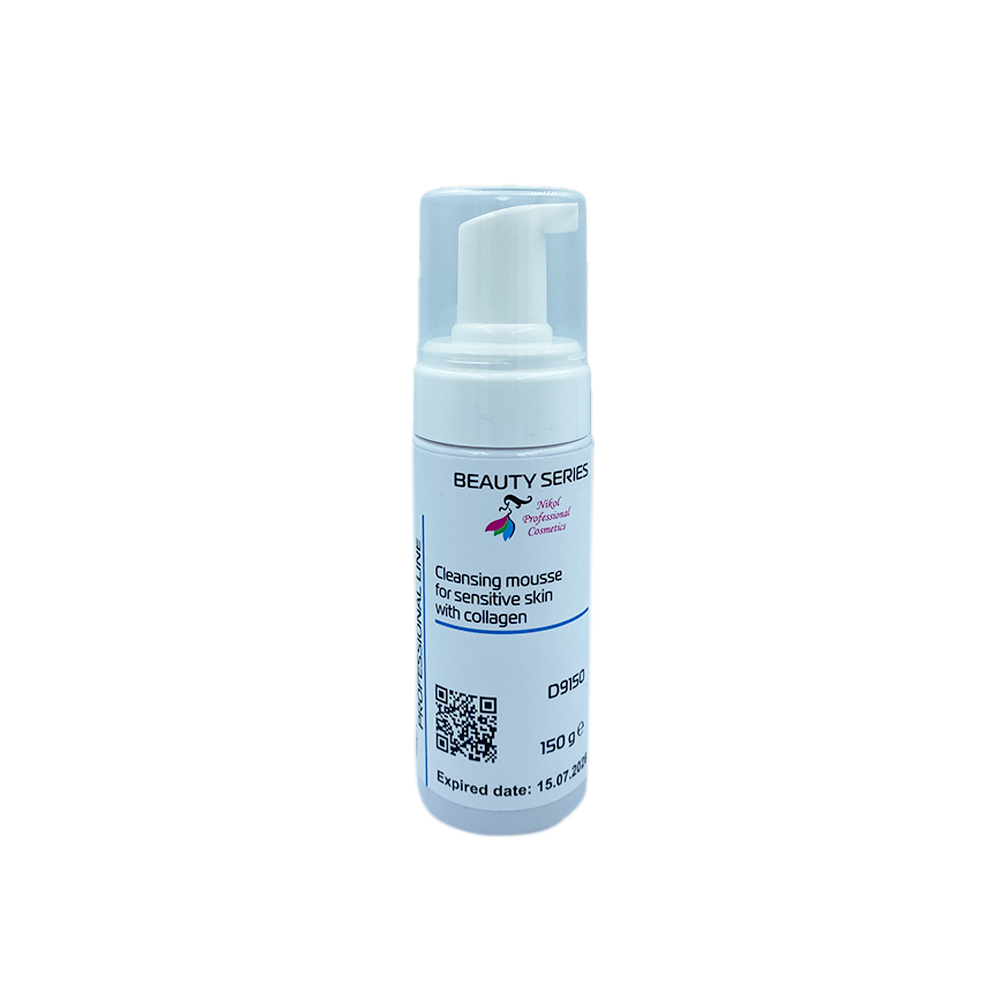 Очищуюча пінка з колагеном Cleansing Mousse For Sensitive Skin With Collagen