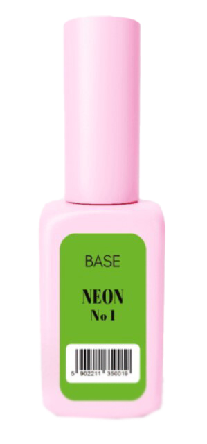 Кольорова база для нігтів ONE PRO LINE Base Neon №1, 10 ml
