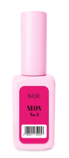 Кольорова база для нігтів ONE PRO LINE Base Neon №5, 10 ml