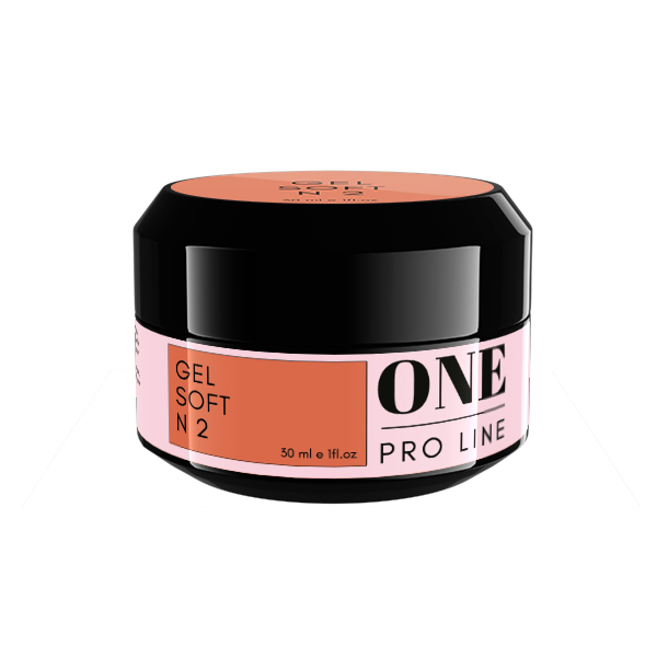 Гель для нарощування нігтів ONE PRO LINE Soft Gel №2, 30 ml