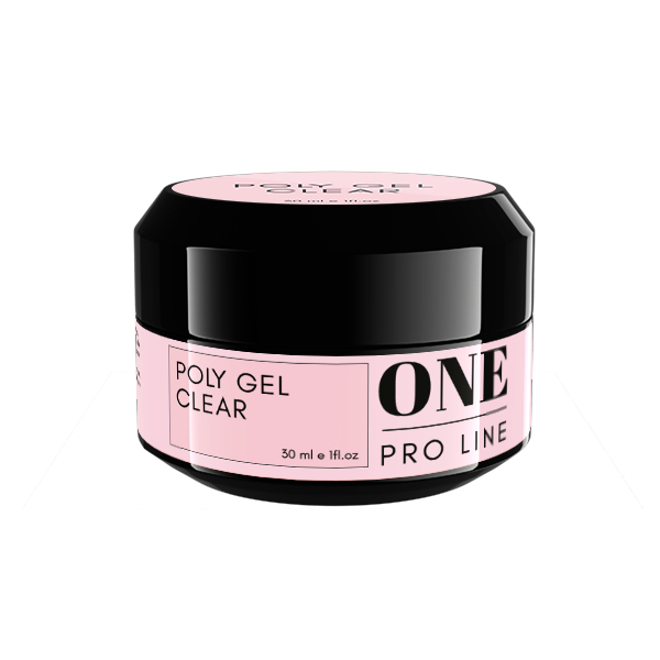 Полігель для нігтів ONE PRO LINE Polygel Clear, 30 ml