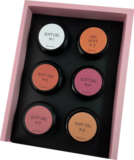 Набір гелів для нігтів Soft Gel Set
