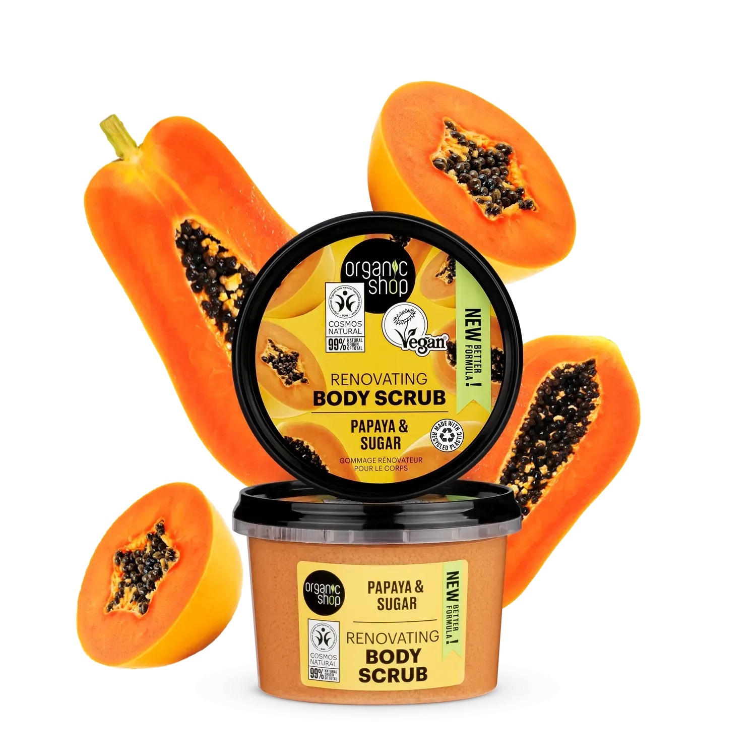 Пілінг для тіла Соковита папайя Renovating Body Scrub