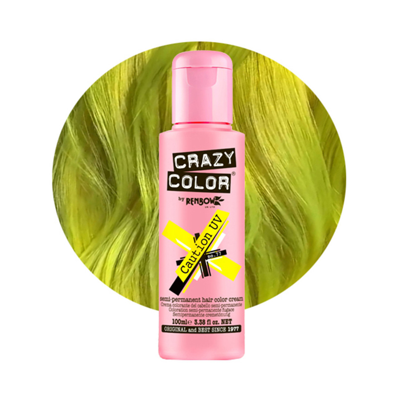 Фарба для волосся Semi-Permanent Hair Color Cream №77 Caution UV