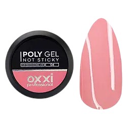 Полігель OXXI PROFESSONAL Poly Gel Not Sticky №04 30мл, 30.0