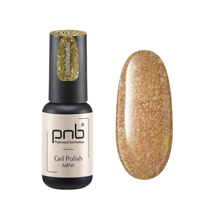 Гель-лак для нігтів PNB Gel Polish 062 Gold Sensation, 4 ml