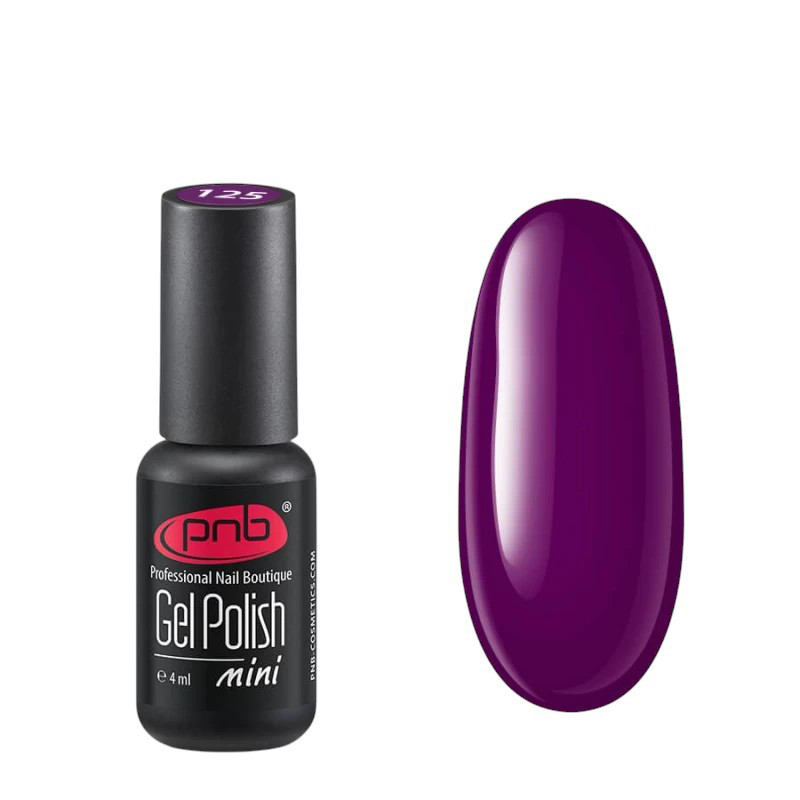 Гель-лак для нігтів PNB Gel Polish 125 Dark Plum, 4 ml