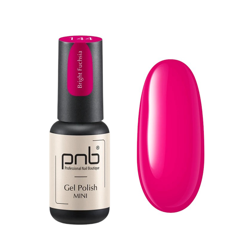 Гель-лак для нігтів PNB Gel Polish 144 Bright Fuchsia, 4 ml