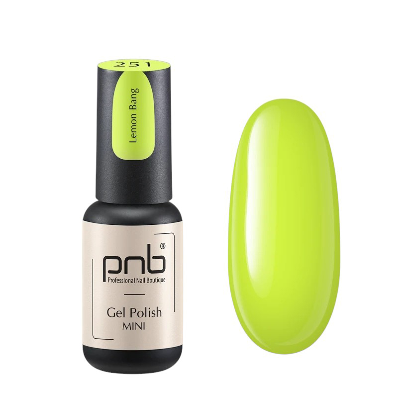 Гель-лак для нігтів PNB Gel Polish 251 Lemon Bang, 4 ml