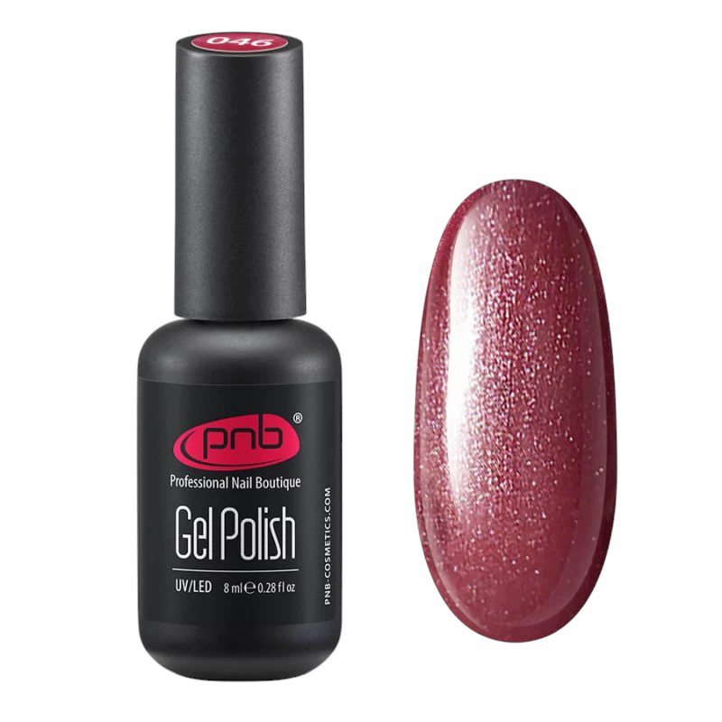 Гель-лак для нігтів PNB Gel Polish 046 Silky Rose, 8 ml