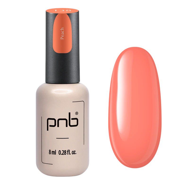 Гель-лак для нігтів PNB Gel Polish 138 Peach, 8 ml