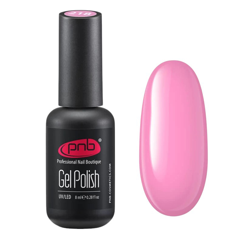 Гель-лак для нігтів PNB Gel Polish 218 Pink Lace, 8 ml