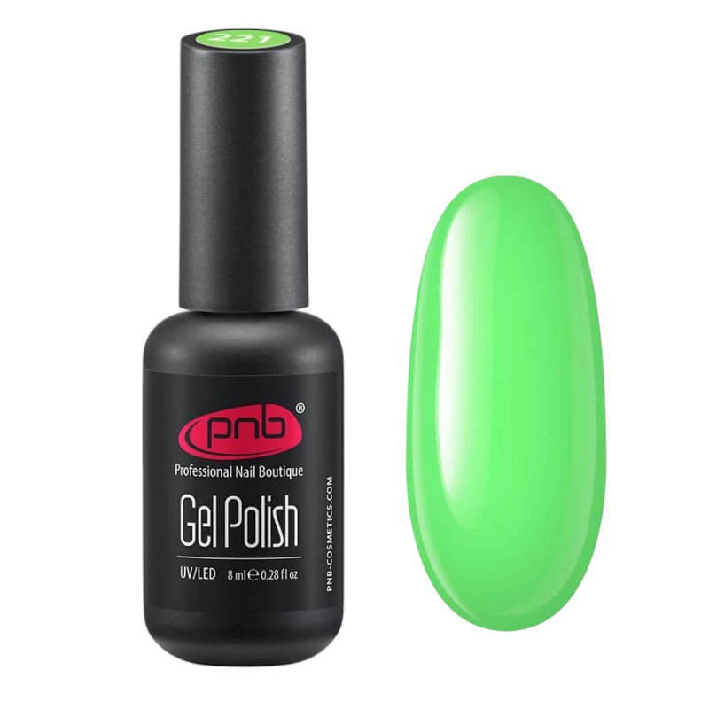 Гель-лак для нігтів PNB Gel Polish 221 Тropical, 8 ml