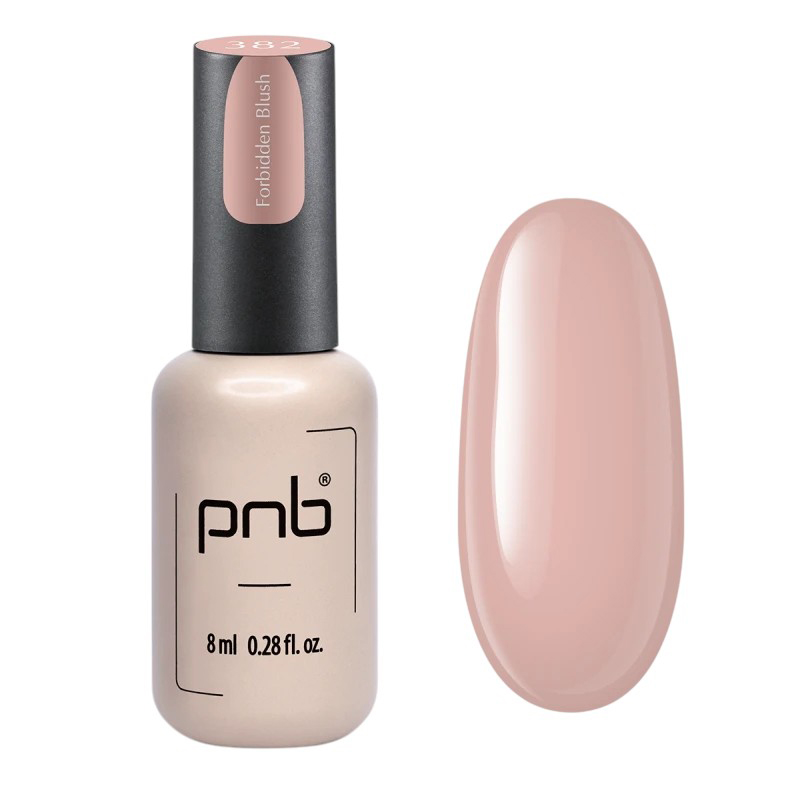 Гель-лак для нігтів PNB Gel Polish 382 Forbidden Blush, 8 ml