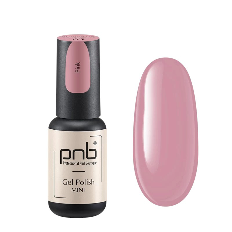 Камуфлююча база для нігтів PNB Camouflage Base Pink, 4 ml