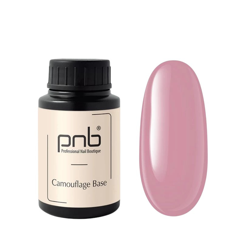 Камуфлююча база для нігтів PNB Camouflage Base Pink, 30 ml